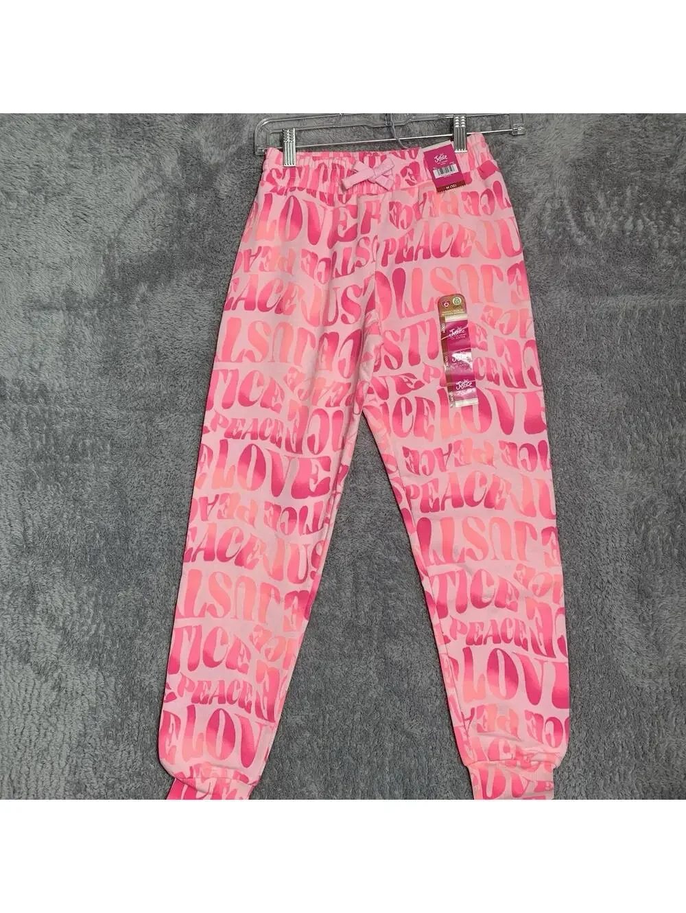 Justice Girls Joggers NWT! Pink Sweatpants, Comfortable, Colorful